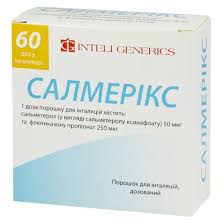 Salmerix (salmeterol, fluticasone) powder for inhalation dose 50 mcg/250 mcg/dose 60 doses in the inhaler