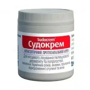 Sudocrem (zinc oxide) cream for external use 60 g. vial