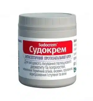 Sudocrem (zinc oxide) cream for external use 60 g. vial