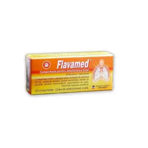 Flavamed (ambroxol hydrochloride) tablets against cough 30 mg. №50