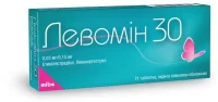 Levomin 30 coated tablets 0.03 mg/0.15 mg. №21