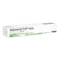 Solcoseril (protein-free haemodialysate from calf blood) ointment 2.07 mg/g. 5% 20 g. tube