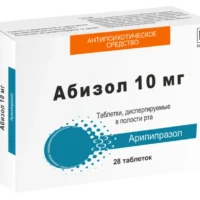 Abizol (aripiprazole) tablets 10 mg. №28