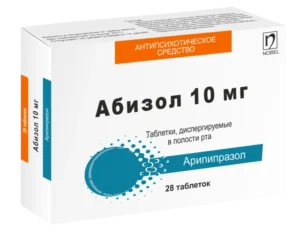 Abizol (aripiprazole) tablets 10 mg. №28