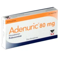 Adenuric (febuxostat) coated tablets 80 mg. №28