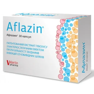 Aflazin (hibiscus extract) capsules 200 mg. №30