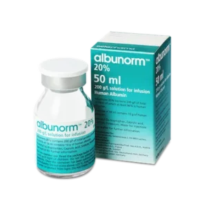 Albunorm (Albumin) 20% solution for infusions 50 ml. №1 vial
