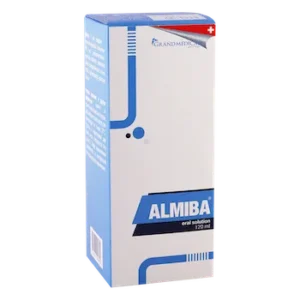 Almiba (L-carnitine) oral solution 120 ml. vial with syringe