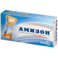 Amizon (enisamium iodide) coated tablets 0.25 g. №10