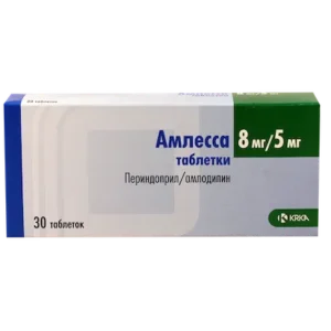 Amlessa (perindopril tert-butylamine) tablets 8 mg/5 mg. №30