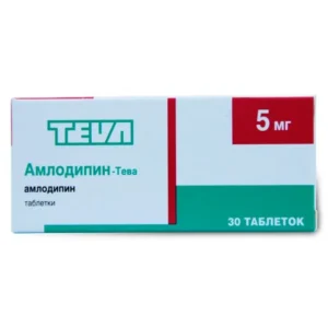 Amlodipine-TEVA tablets 5 mg. №30