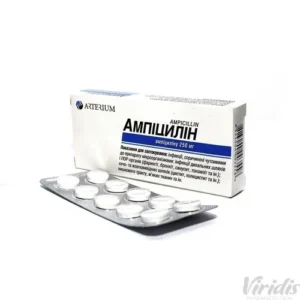 Ampicillin (ampicillin) tablets 0.25 №10