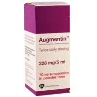 Augmentin (amoxicillin sodium) powder for suspension 228.5 mg/5 ml. 70 ml.