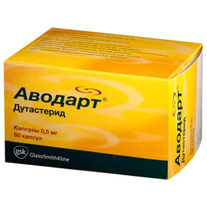 Avodart (dutasteride) capsules 0.5 mg. №90