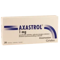 Axastrol (anastrozole) coated tablets 1 mg. №28