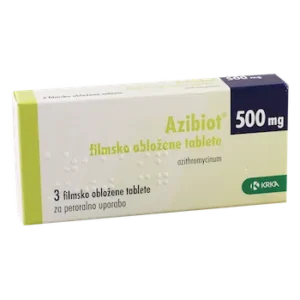 Azibiot (Azithromycin) coated tablets 500 mg. №3