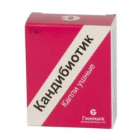 Candibiotik (chloramphenicol) ear drops 5 ml. №1