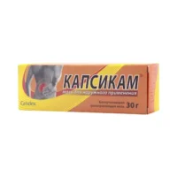 Capsicam (dimethyl sulfoxide) ointment 30 g.