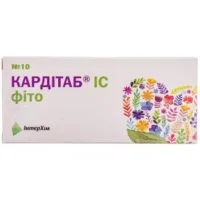 Carditab Fito (Extractum Valerianae siccum) coated tablets №10