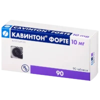 Cavinton forte (vinpocetin) tablets 10 mg. №90