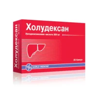 Choludexan (ursodeoxycholic acid) capsules 300 mg. №20