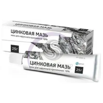 Cincovaia ointment (zinc) 10% 25 g. tube
