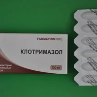 Clotrimazol (clotrimazolum) vaginal tablets 100 mg. №6