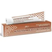 Clotrimazol-Fitofarm (clotrimazolum) ointment 25 g.