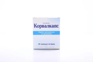 Corvalcaps (ethyl alpha-bromsulfaleinovy acid
