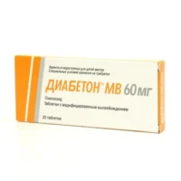 Diabeton (gliclazide) MR tablets 60 mg. №30