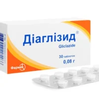 Diaglizid (gliclazide) tablets 0.08 g. №60