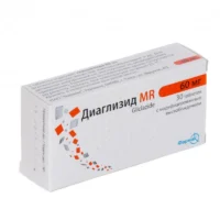 Diaglizid MR (gliclazide) tablets with prolonged release 60 mg. №30
