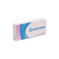 Diazolin (mebhydrolin) tablets 0.1g. №10