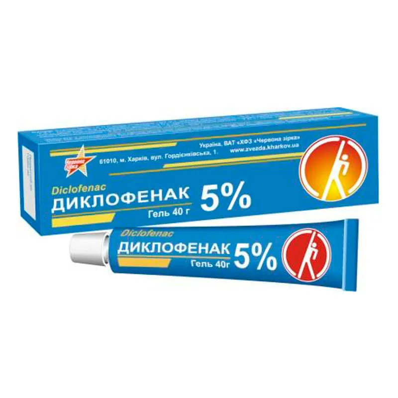 Diclofenak gel