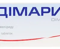 Dimaril (glimepiride) tablets 4 mg. №30