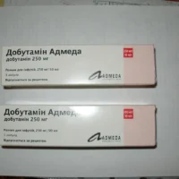 Dobutamin (dobutamine) Admeda solution for infusions 250 mg. 50 ml. №1