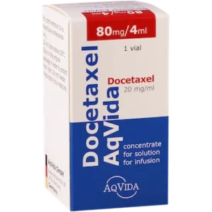 Docetaxel (docetaxel) concentrate for infusions 20 mg/ml. 4 ml. (80 mg.) vial №1