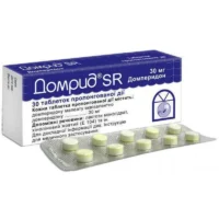 Domrid SR (domperidone maleatee) tablets with prolonged release 30 mg. №30