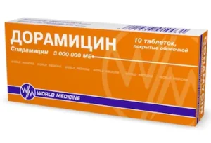 Doramicin (spiramycin) coated tablets 3 000 000 IU №10