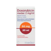 Doxorubicin Medak (doxorubicin) solution for infusions 2 mg/ml. 25 ml. (50 mg.) №1 vial