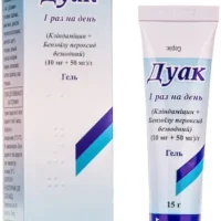 Duak (benzoyl anhydrous peroxide) gel 15 g.