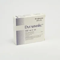 Duglimax (metformin hydrochloride) tablets 500 mg/2 mg. №30