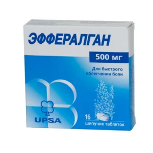 Efferalgan (paracetamol) effervescent tablets 500 mg. №16