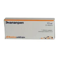 Enalapril (enalapril) tablets 10 mg. №20