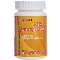 Energoton (trimetazidine dihydrochloride) coated tablets 0.02 g. №60