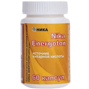 Energoton (trimetazidine dihydrochloride) coated tablets 0.02 g. №60
