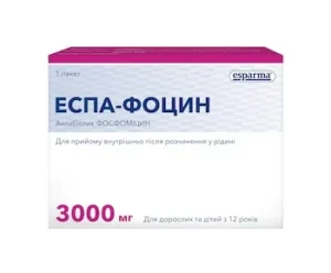 Espa-Focin (fosfomycin) powder 3000 mg. sackets 8g. №1