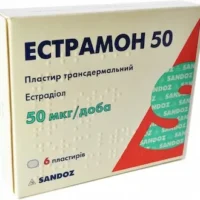 Estramon (estradiol) 50 transdermal patch 4 mg. №6