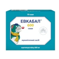 Eucabal (acetylcysteine) powder 600 mg. №10