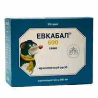 Eucabal (acetylcysteine) powder 600 mg. №20